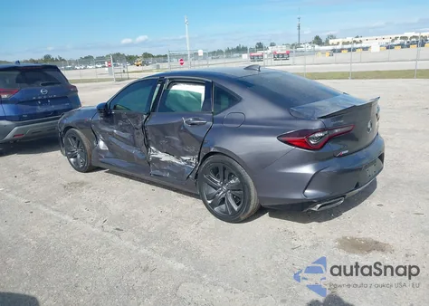 2021 Acura Tlx A-Spec Package z USA, uszkodzony, nr VIN 19UUB5F56MA015700